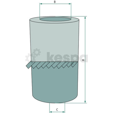 Luftfilter - primärt AF25501  av  Kespa AB Luftfilter 5237