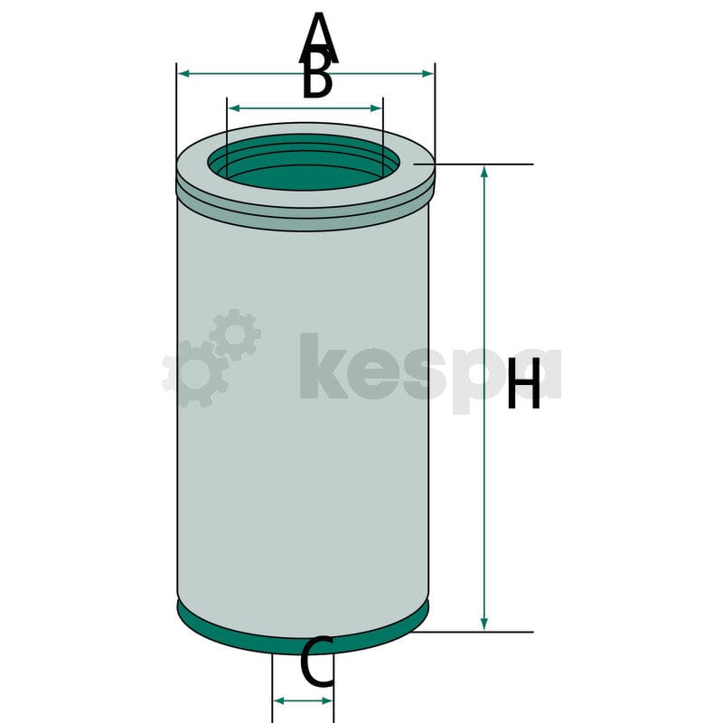 Luftfilter - sekundärt  av  Kespa AB Luftfilter 5337