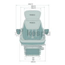 Luftfjädrad förarstol från Proboss, 520mm bred och 260mm spårmått  av  Kespa AB Luftfjädrad stol 7531