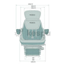 Luftfjädrad förarstol från Proboss, 520mm bred och 260mm spårmått  av  Kespa AB Luftfjädrad stol 7531