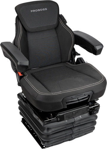 Luftfjädrad förarstol från Proboss AS7550, 550mm bred och ett spårmått på 381mm  av  Kespa AB Luftfjädrad stol 7658