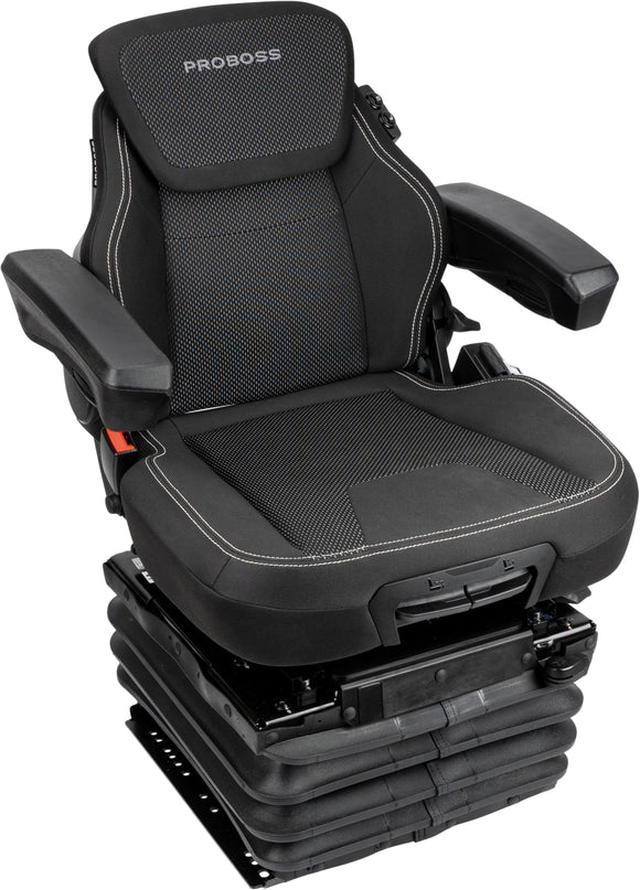 Luftfjädrad förarstol från Proboss AS7550, 550mm bred och ett spårmått på 381mm  av  Kespa AB Luftfjädrad stol 7658