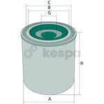 Lufttorkfilter - bromsar  av  Kespa AB Övriga filter 5411