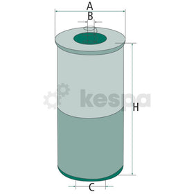 Motoroljefilter H12110.2X  av  Kespa AB Motoroljefilter 6132