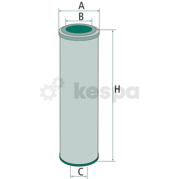 Oljefilter H1070  av  Kespa AB Motoroljefilter 6126