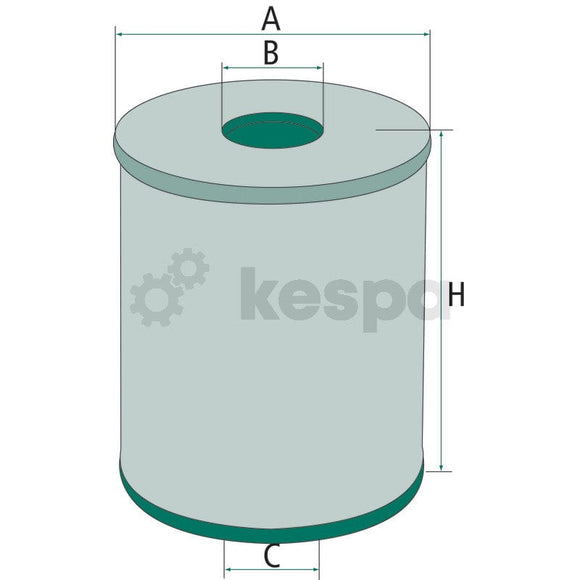 Oljefilter H932.2T  av  Kespa AB Motoroljefilter 6163