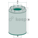 Oljefilter HU713.1X  av  Kespa AB Motoroljefilter 6187