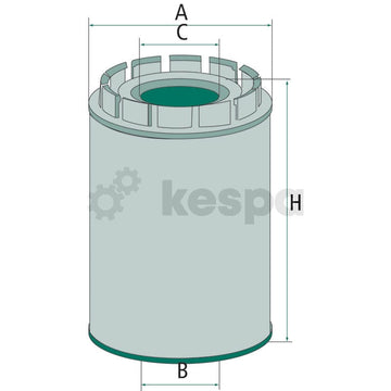 Oljefilter HU713.1X  av  Kespa AB Motoroljefilter 6187