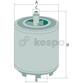 Oljefilter HU719.7X  av  Kespa AB Motoroljefilter 6194