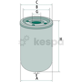Oljefilter P553191  av  Kespa AB Motoroljefilter 5874