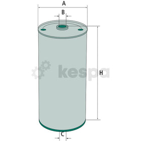 Oljefilter PF1155.N  av  Kespa AB Motoroljefilter 6107