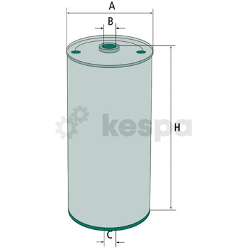 Oljefilter PF1155.N  av  Kespa AB Motoroljefilter 6107