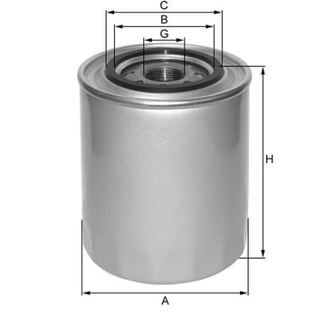 Oljefilter ZP93C  av  Kespa AB Oljefilter 5161