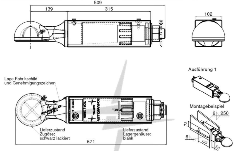 Roterbar K80 kulhandske med svetsbart lagerhus  av  Kespa AB Kulhandske 7316