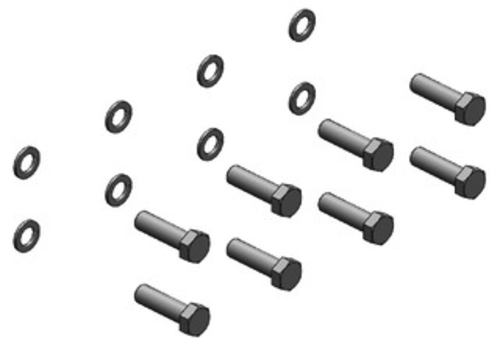 Skruvsats för 110x100 M16  av  Kespa AB Tillbehör drag 7547
