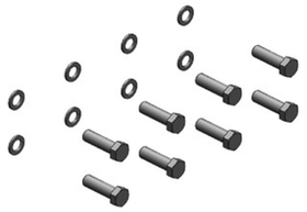 Skruvsats för 110x100 M16  av  Kespa AB Tillbehör drag 7547