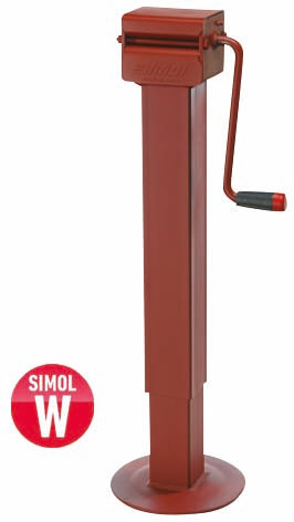 Stödben med sidvev max 5,4 ton och rund markplatta med 400mm lyft. DG707W från Simol  av  Kespa AB Stödben 7509
