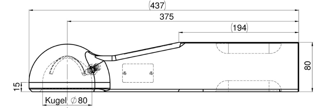 Svetsbar kulhandske K80 med 65x80 från Scharmüller  av  Kespa AB Kulhandske 7488