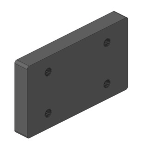 Svetsplatta 140x80 M16 från Scharmüller  av  Kespa AB Svetsplattor 7376