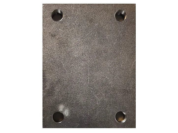 Svetsplatta 160x100 M20 med 4xM20x50 8.8  av  Kespa AB Svetsplattor 7380