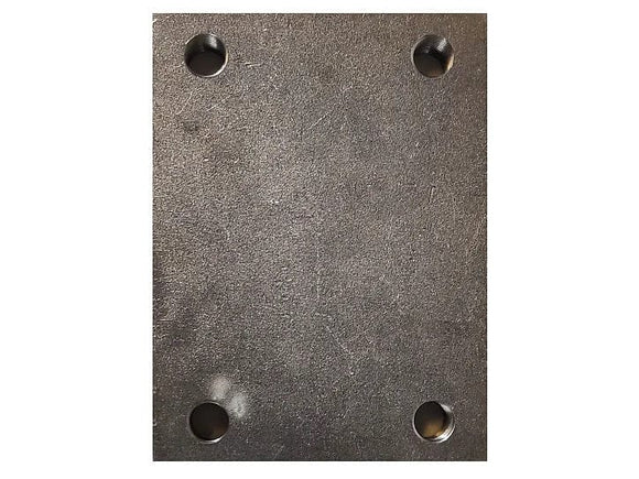 Svetsplatta 160x100 M20 med 4xM20x50 8.8  av  Kespa AB Svetsplattor 7380