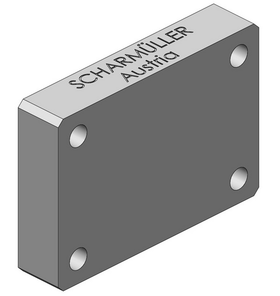 Svetsplatta för hålbild 160x100 M20 från Scharmüller  av  Kespa AB Svetsplattor 7537