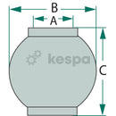 Toppstångskula kat 4 heavy duty från Walterscheid  av  Kespa AB Toppstångskulor 7292