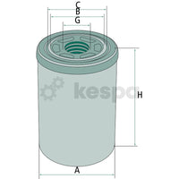 Transmissionsfilter  av  Kespa AB Hydraulik- / transmissionsoljefilter 5451