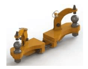 Tvångsstyrning till Dromone med 50mm kulor på båda sidor  av  Kespa AB Tillbehör kuldrag 7498