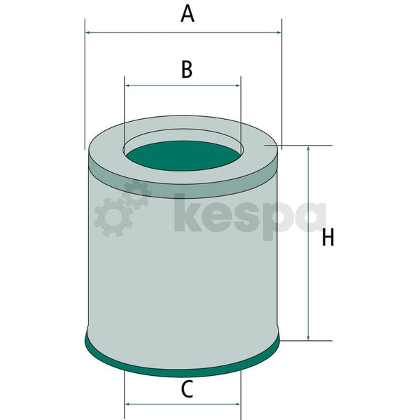 Ventilationsfilter C1112  av  Kespa AB Övriga filter 7190
