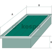 Hyttfilter C60148  av  Kespa AB Hyttfilter 7092